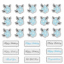 Search for mixing stickers Blue