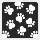 Search for black paw print stickers Dog lover