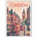 Search for england travel stickers Retro vintage travel
