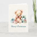 Search for teddy bear christmas cards Old fashioned