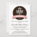 Search for chandelier bridal shower invitations Vintage