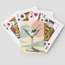 Search for martini playing cards Mid century