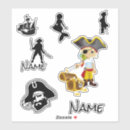 Search for pirate birthday stickers Mermaid