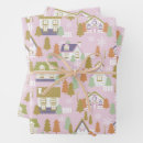 Search for house wrapping paper Pastel