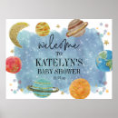 Search for space birthday party posters Baby boy