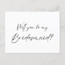 Search for will you be my bridesmaid postcards Bridal party