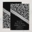 Search for elegant silver engagement party invitations Chic