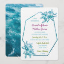 Search for colourful ocean waves invitations Modern