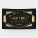 Search for 1920s posters banners Black and gold