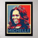 Search for michelle obama posters Black