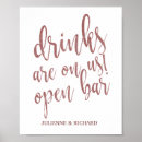 Search for drinks on us sign wedding signs Script