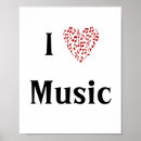 Search for heart note posters I love music