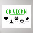 Search for go vegan posters Green