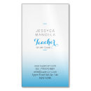Search for teacher magnetic business cards Trainer