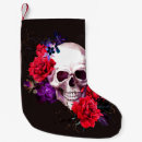 Search for skull christmas stockings Black