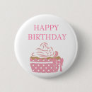 Search for pink cupcake badges Girly