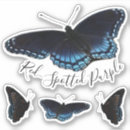 Search for black and blue butterfly stickers Lepidoptera