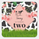 Search for pink farm animal stickers Cow