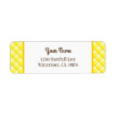 Search for yellow return address labels Retro