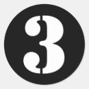 Search for number three stickers Alphabet