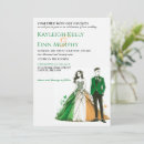 Search for ireland wedding invitations Green