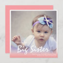 Search for big sister pregnancy invitations Pink