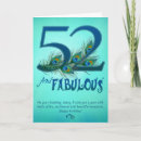 Search for 52nd birthday cards For her