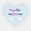 Search for we love you stickers Pink or blue