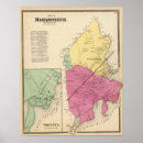 Search for towns posters Map