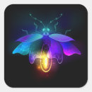 Search for neon butterfly stickers Black