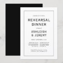 Search for white invitation rehearsal dinner invitations Minimalist