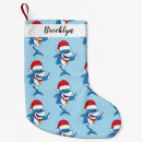 Search for shark christmas stockings Cute