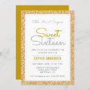 Search for surprise sweet 16 invitations Elegant