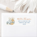 Search for blue orange return address labels Fall