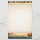 Search for piano music stationery paper Keys