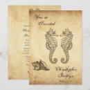 Search for conch shells invitations Vintage