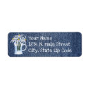 Search for denim return address labels Floral