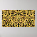 Search for black floral pattern posters Design