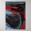 Search for dark dragon posters Black