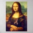 Search for the mona lisa posters Weird