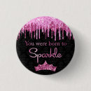 Search for glitter badges Hot pink