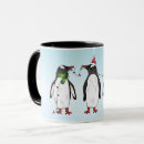 Search for penguin christmas mugs Illustration