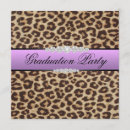 Search for leopard graduation invitations College
