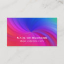 Search for spiral business cards Rainbow