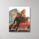 Search for best friend canvas prints For her
