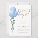 Search for watercolor balloons invitations Blue