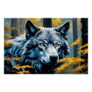 Search for blue wolves posters Forest