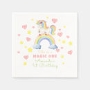 Search for unicorn napkin napkins Magical day birthday