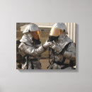 Search for firefighter canvas prints Teamwork