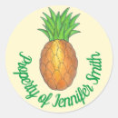 Search for pineapple fruit stickers Tropical